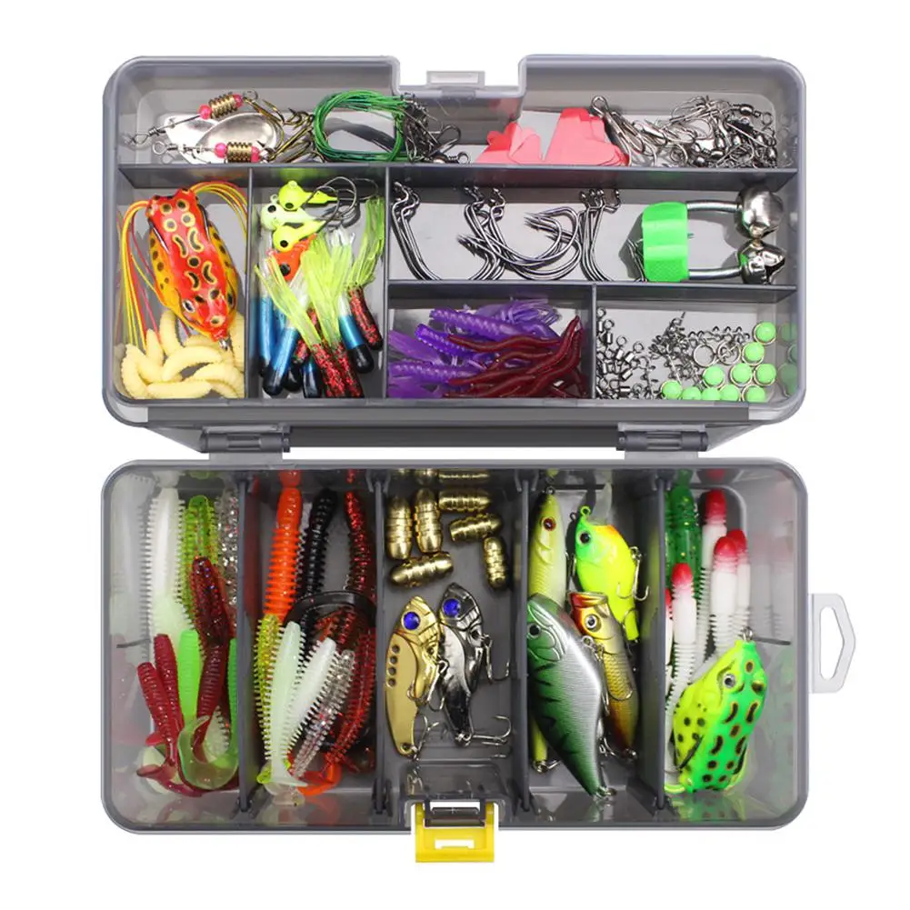 Profissional de Plástico Himiss Artificial Peixe Isca Terno Morrendo Cicada Escalada Minno Versátil Pesca Equipamento 168 Pçs