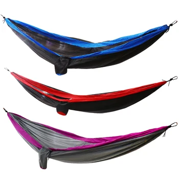 

Outdoor Hanging Hammock Double People Camping Sleeping Gear 260x140cm
