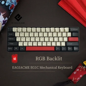 

EAGIACME ZHEN Series Mechanical Gaming Keyboard With RGB Backlit Bluetooth Wireless/Wired Dual Mode PBT Keycaps For PC/Laptop