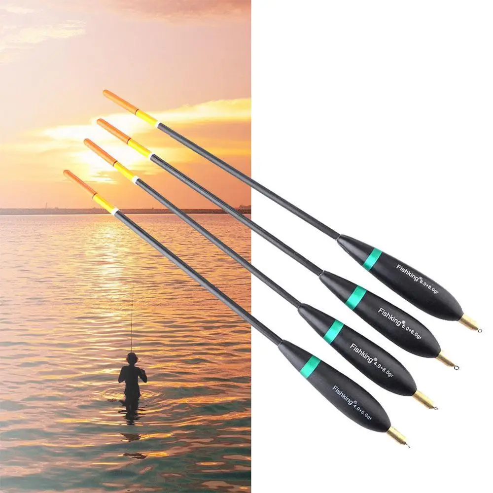 

4pc / lot Fishing Float Weight Length 24 cm-26 cm Floating Floats Hard Tail Plastic Float Vertical Buoy