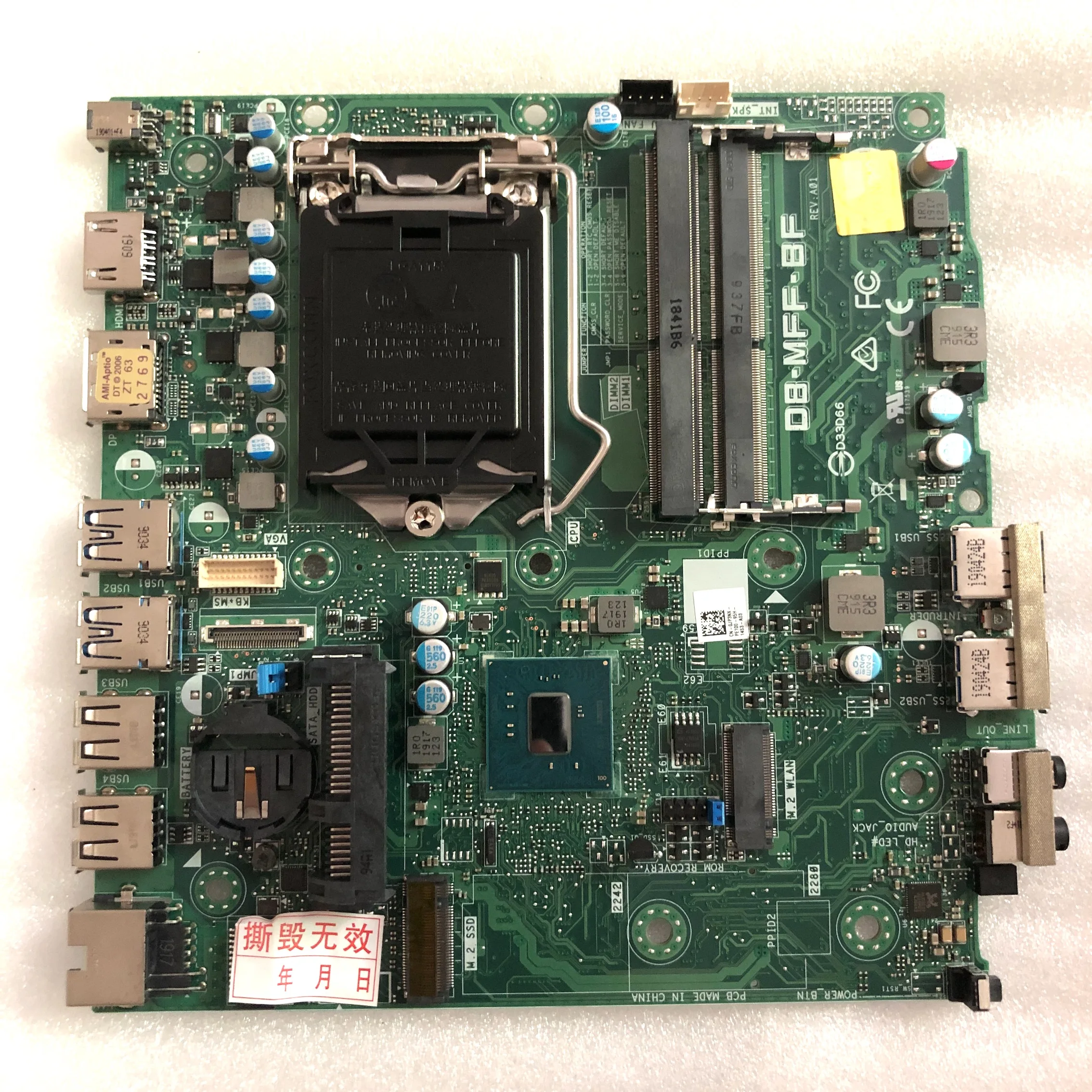 DB-MFF-BF for DELL Optiplex 3050 Motherboard CN-0JP3NX JP3NX Mainboard 100%tested fully work latest motherboard for pc