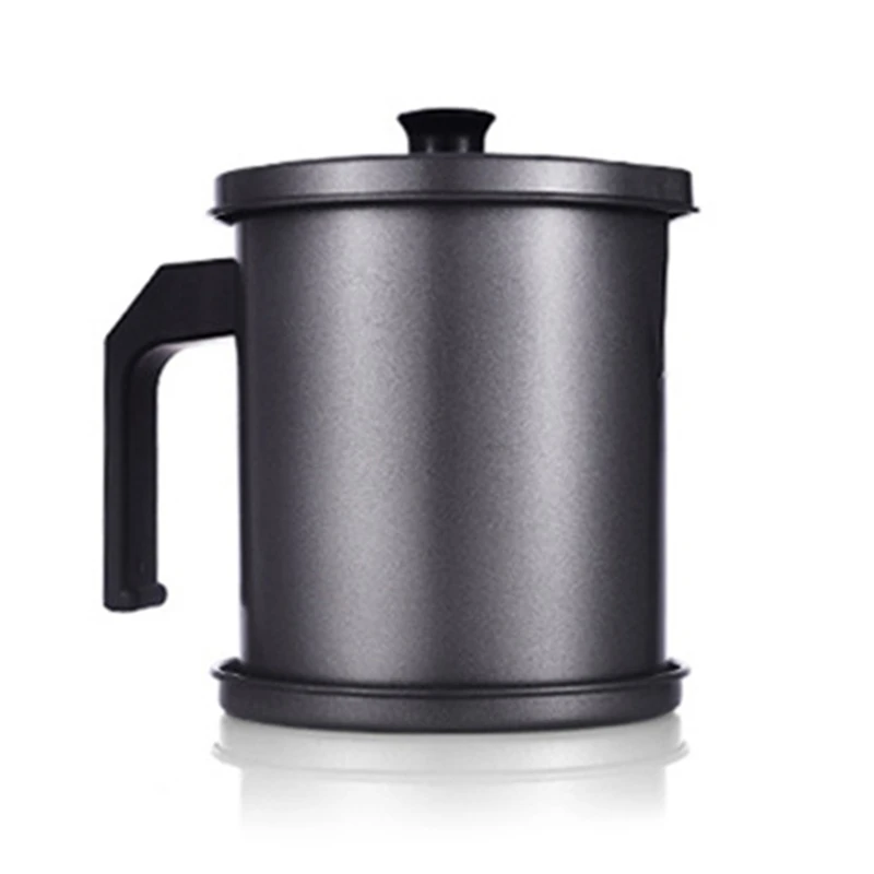 

Stainless Steel Kitchen Oil Filter Pigskin Oil Jar Fried Filter Leak-Proof Oiler Household Multi-Functional Kitchenware Filter 1