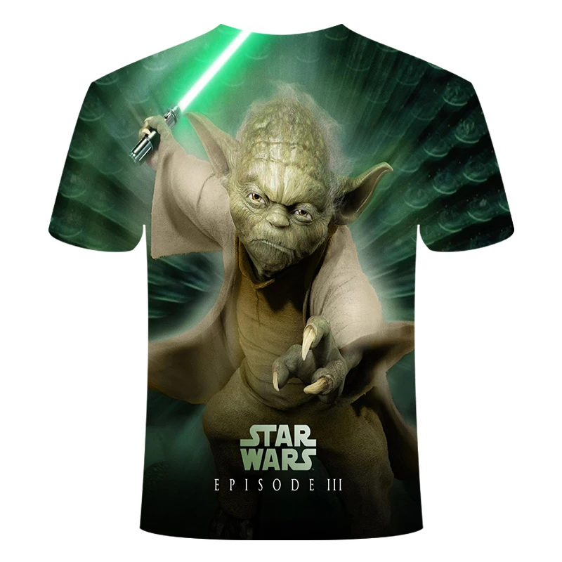 Новая мода футболка "Звездные войны" Для мужчин Для женщин футболка 3D с принтом «Звездные войны» фильм футболки Повседневное футболка летние топы брендовая одежда