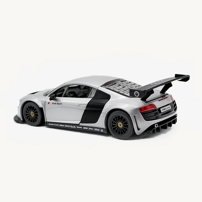 

1/24 Scale Static Metal Model Car R8 Miniature Model Toy Die-casting Car Collection Model Kids Gift