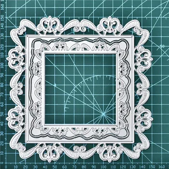 

Eastshape Lace Border Frame Metal Cutting Dies for Scrapbooking Card Making Embossing Stencil Die Cut Craft Dies Decor New 2019