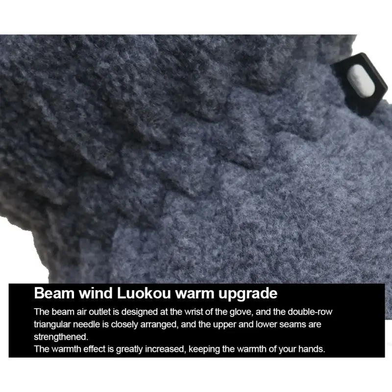 New Winter Men Skiing Gloves Outdoor Sports Windproof Mitten Adult Anti-slip Fleece Snowboard Warm Gloves