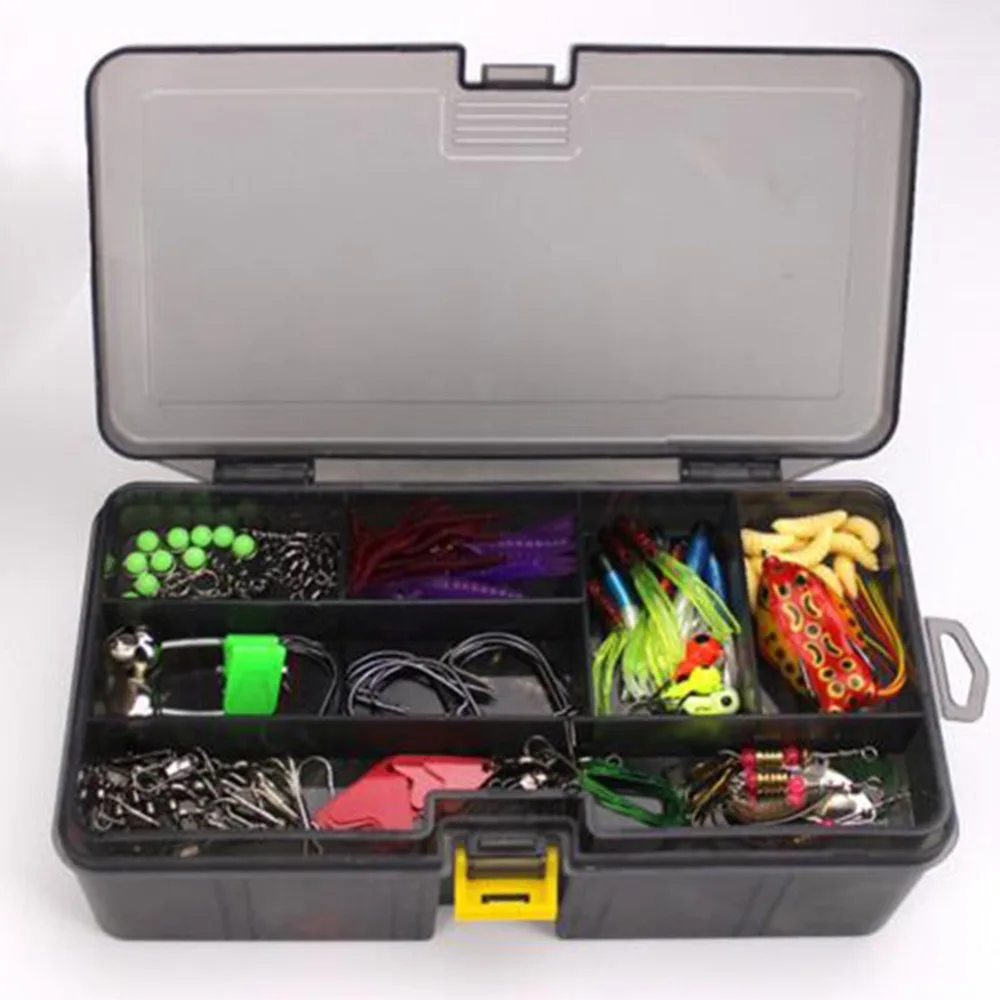 Iscas de Pesca Iscas de Peixe Multi-função Ganchos Conjunto Encaixotado Acessórios 168 Pçs - Set 6 ganchos conjunto encaixotado iscas de peixe acessórios