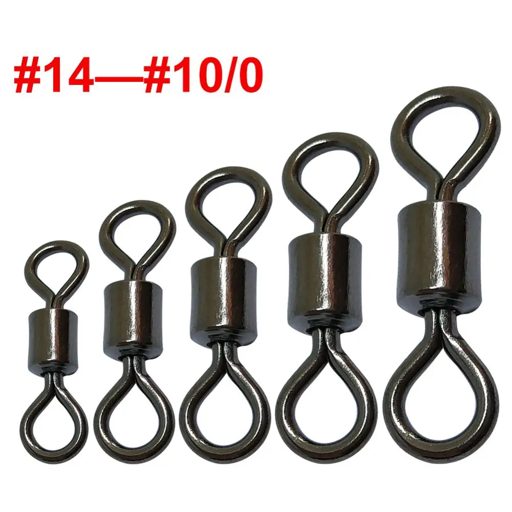 Stainless Steel Fishing Swivel Barrel  Stainless Steel Fishing Connector -  100pcs - Aliexpress
