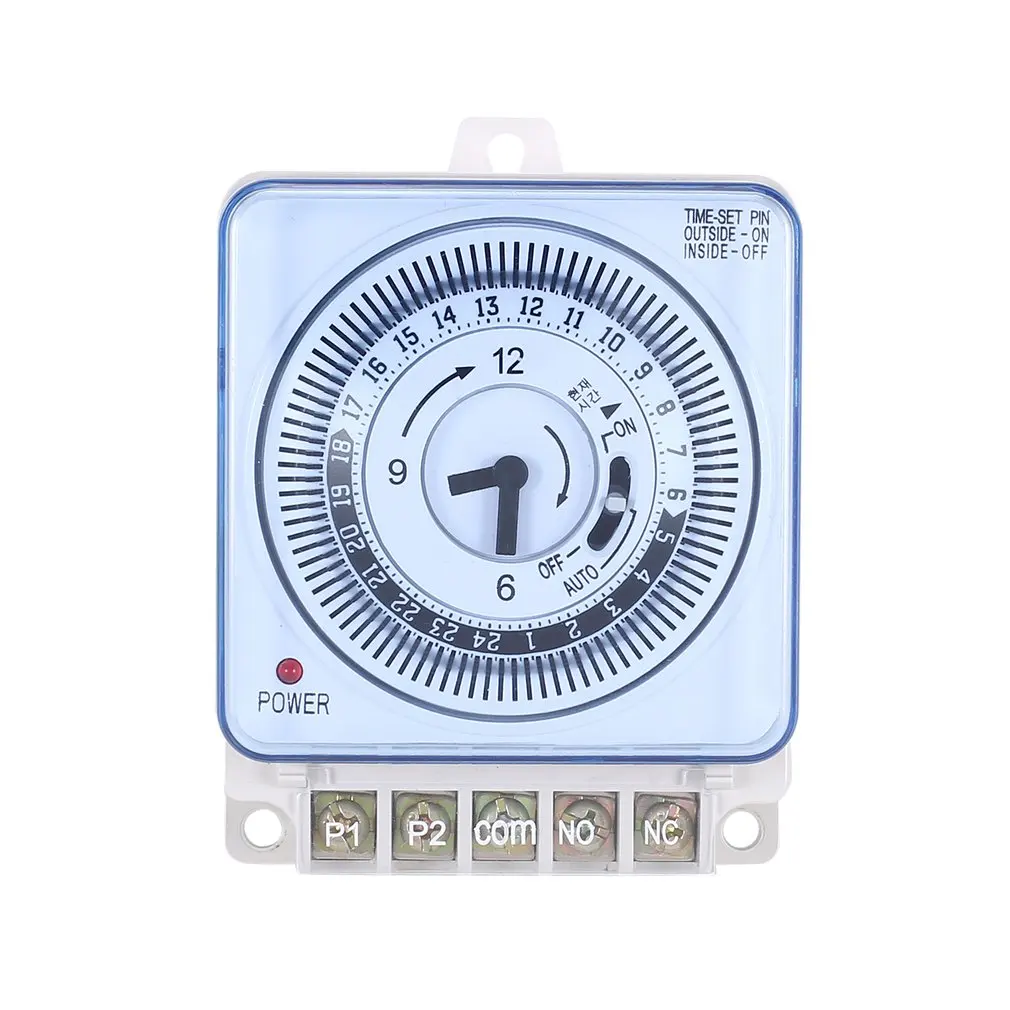 

Mechanical Timer 230V Time Counter Reminder 15min 24h Kitchen Countdown Energy Saving Controller Industrial Timing Switch