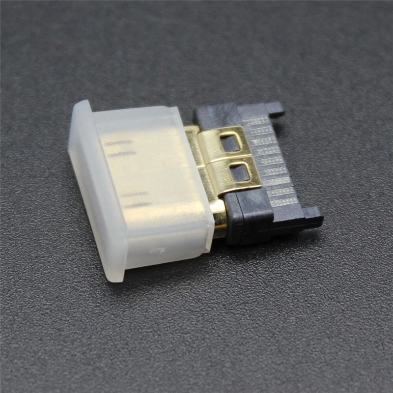 Dust Cap for HDMI-C Plug Digital Camera, High Definition Cable, Male Protective Cover, Anti-Oxidation Sheath, 100PCs