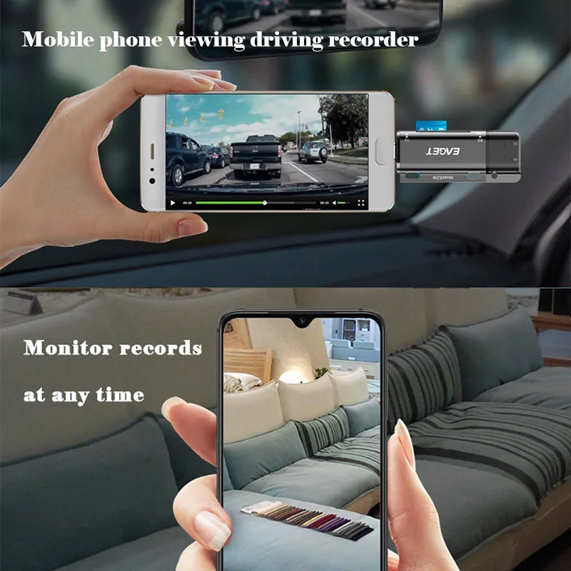 EAGET EZ08 Card Reader USB 3.0 Type C to SD Micro SD TF Adapter for laptop Accessories OTG Cardreader Smart Memory SD