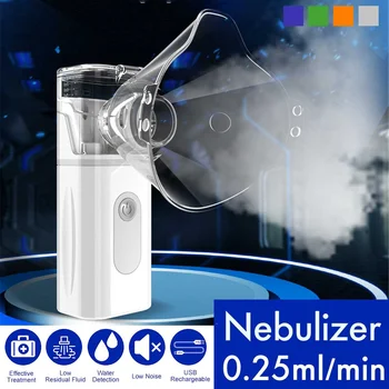 

Medical equipment Nebulizer Handheld Ultrasonic Steaming Devices Atomizer inhalator for Adults Kids mini Portable nebulizador
