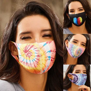 

1pc Print Breathable Mouth Cover Washable And Reusable it can put in Activated Carbon Filter Face Cover Bag Parts & Accessories