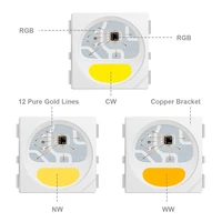 SK6812 RGBW Led Strip Light 4 in 1 Similar WS2812B 1m 4m 5m 30 60 144 LEDs Individual Addressable RGBWW Led Lights IP30 65 67 5V 2