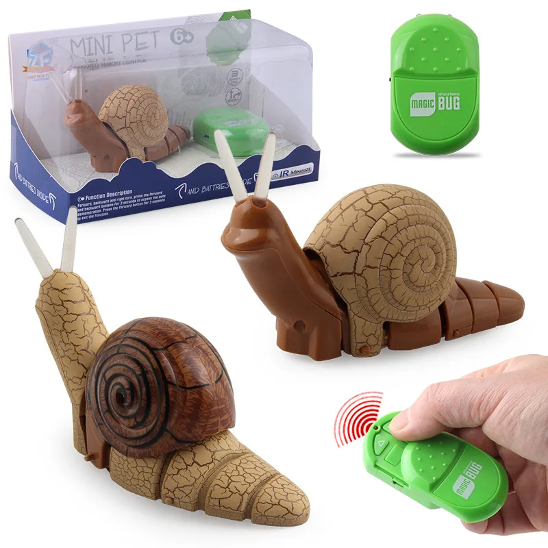 Lámpara de caracol con Control remoto por infrarrojos, nuevo producto extraño, Control remoto por infrarrojos, modelo de insecto eléctrico ligero