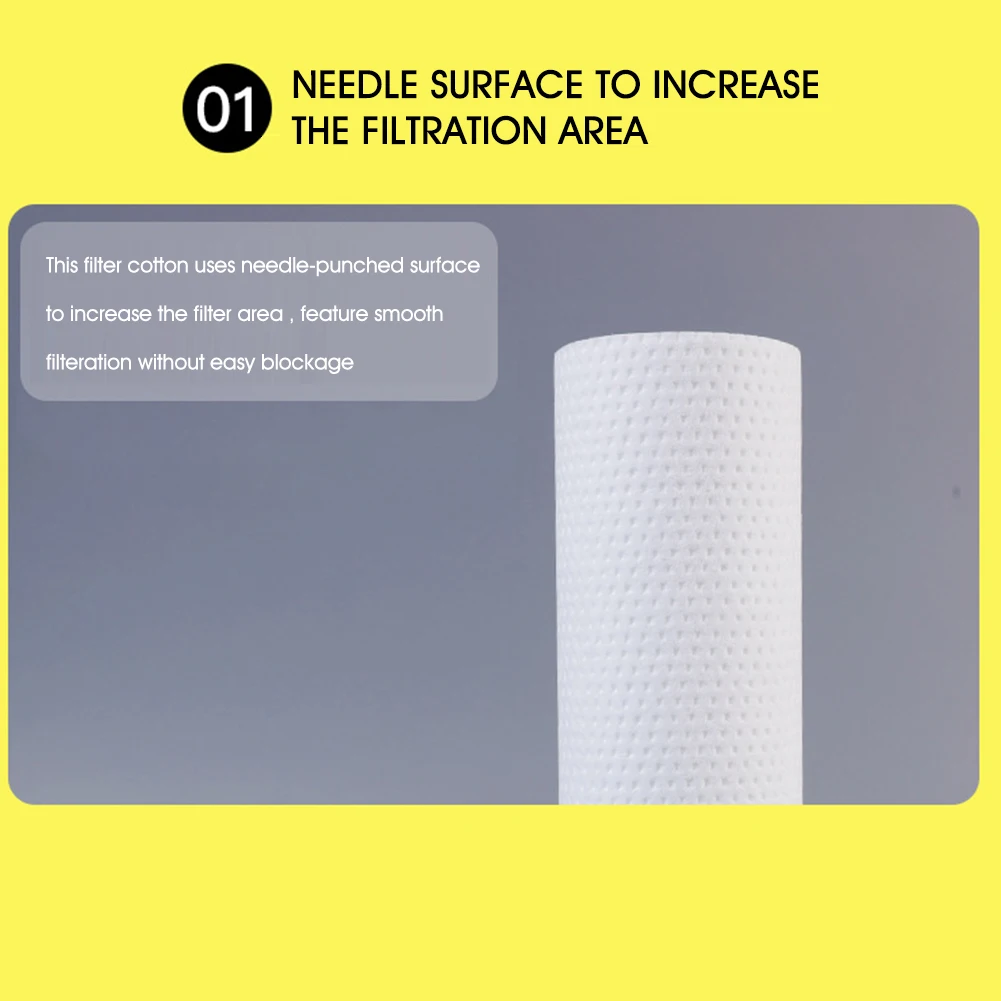 Description Picture 5 of itemNew Household Water Sediment Polypropylene Filter 10" 1/5 Micron Pp Water Replacement Cartridge Dropshipping