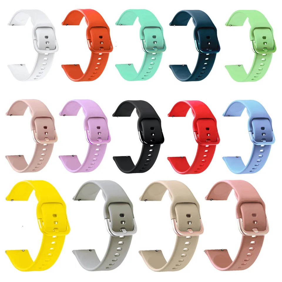 Cinturino Orologio In Silicone 18mm 20mm 22mm – Aggancio Rapido – Morbido E Impermeabile – Per Uomo E Donna