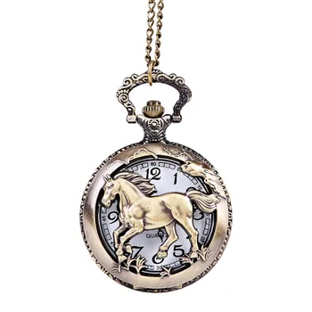 

Pendant Pocket FOB Watch Reloj женские часы Vintage Chain Retro The Greatest Pocket Watch Necklace For Grandpa Dad Gifts relogio