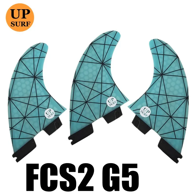 01 Набор для серфинга FCS2 Fin G5, 3 шт в наборе, Соты из стекловолокна FCSII Fin стекловолокна, набор для тройного плавника - Цвет: 01