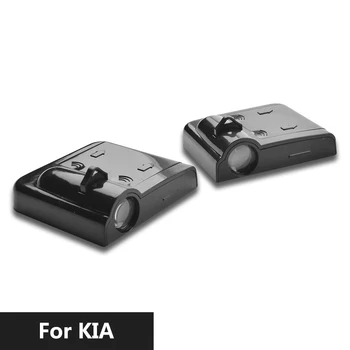 

2pcs Wireless Car Door Welcome Light Projector For KIA Rio 2 3 4 Sportage 3 4 JE SL QL KX5 Sorento JC XM UM Ceed 2 3 Carnival