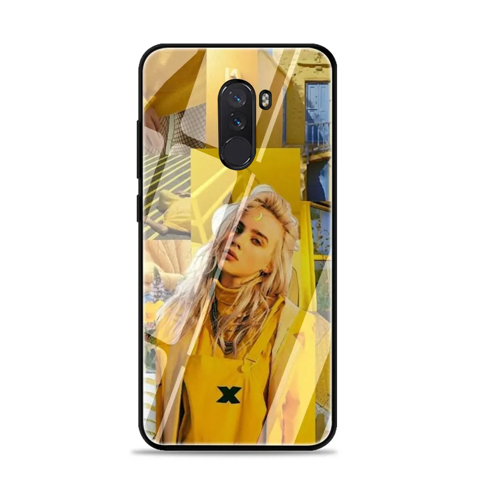 EWAU Billie eilish rainbow blohsh глаз океана чехол из закаленного стекла для телефона для Xiaomi 6X8 Lite 9 A1 A2 F1 Remdi 4X 6A Note 5 6 7 pro