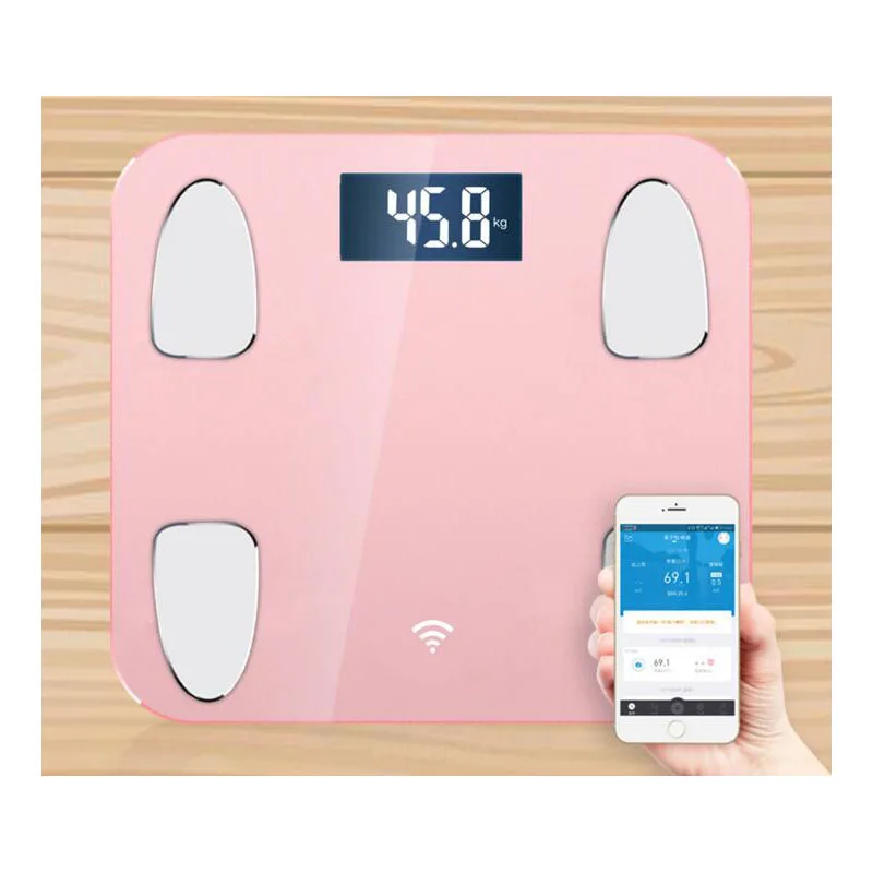 Bluetooth приложение здоровье человеческого тела Жир весы жир весы интеллектуальные электронные весы Точность цифровые весы - Цвет: model 2