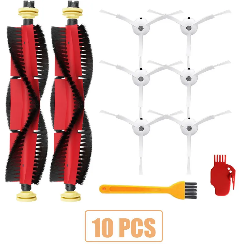 10 Xiaomi/Roborock New Detachable Main Brush,Cleaning Tool,Main Roll Brush for Mijia/Roborock Robotic Vacuum Cleaner T60 T61 - Цвет: 10