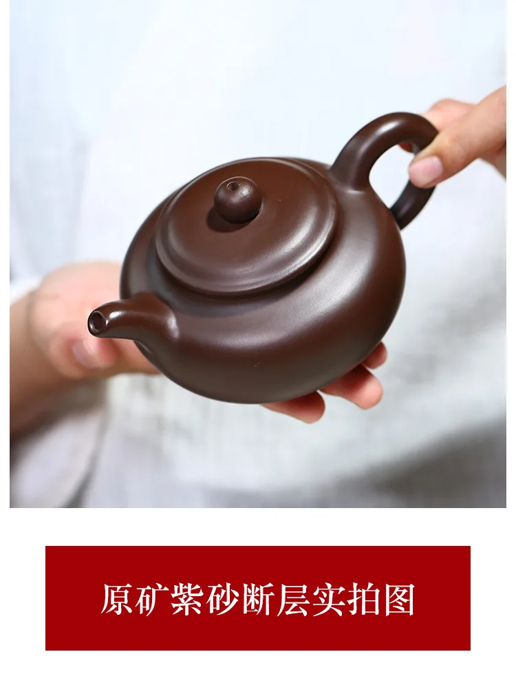 Chinese Handmade Beauty Tet Set Portable Purple Clay Teapot Zisha Teaware Kitchen Accessories Bubble Tea Free Shipping