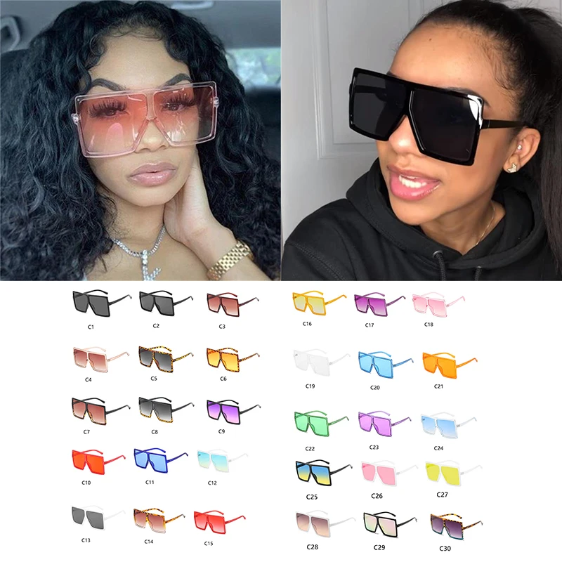 Square Oversized Sunglasses Wholesale Fashion Shades Big Frame Designer