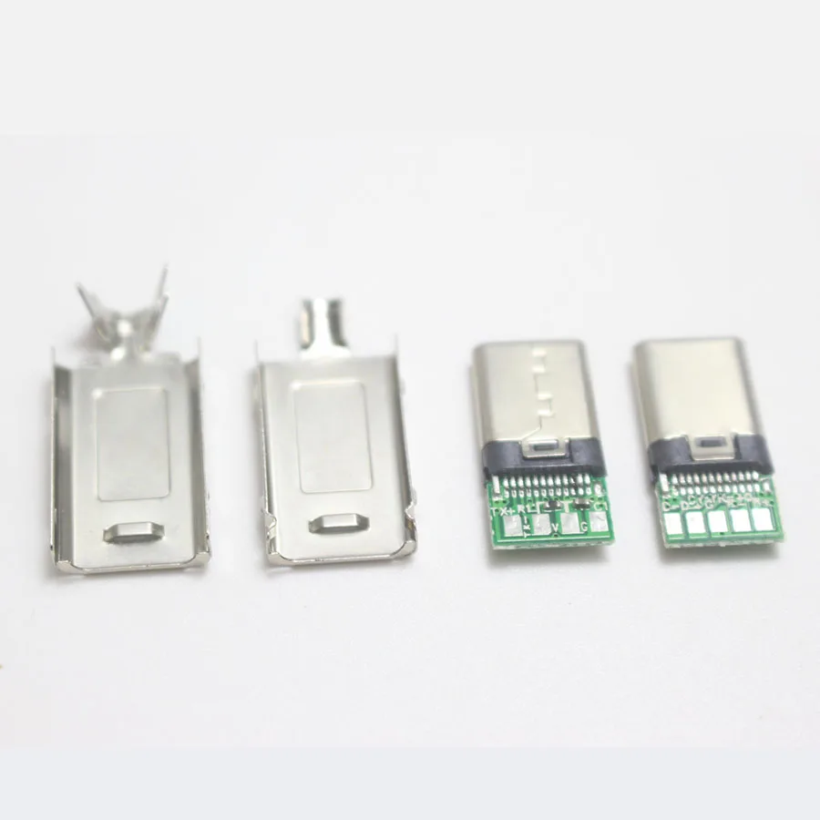 รูปสินค้า ชุดปลั๊ก USB Type-C สำหรับ DIY หลากหลายความยาว