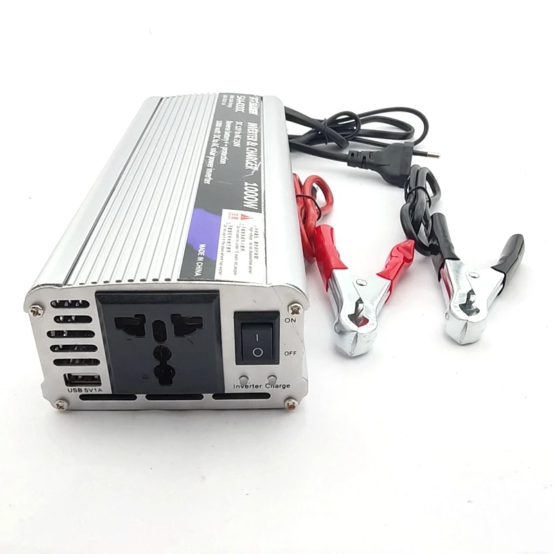 Inverter 12v 220v Hybrid Solar power inverter charger Voltage Transformer USB 500W 1000W 2000W Converter Adapter home images - 6