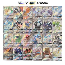 Cartes Pokemon espagnol Charizard GX EX VMAX, Carte avec commerce espagnol, jouet 