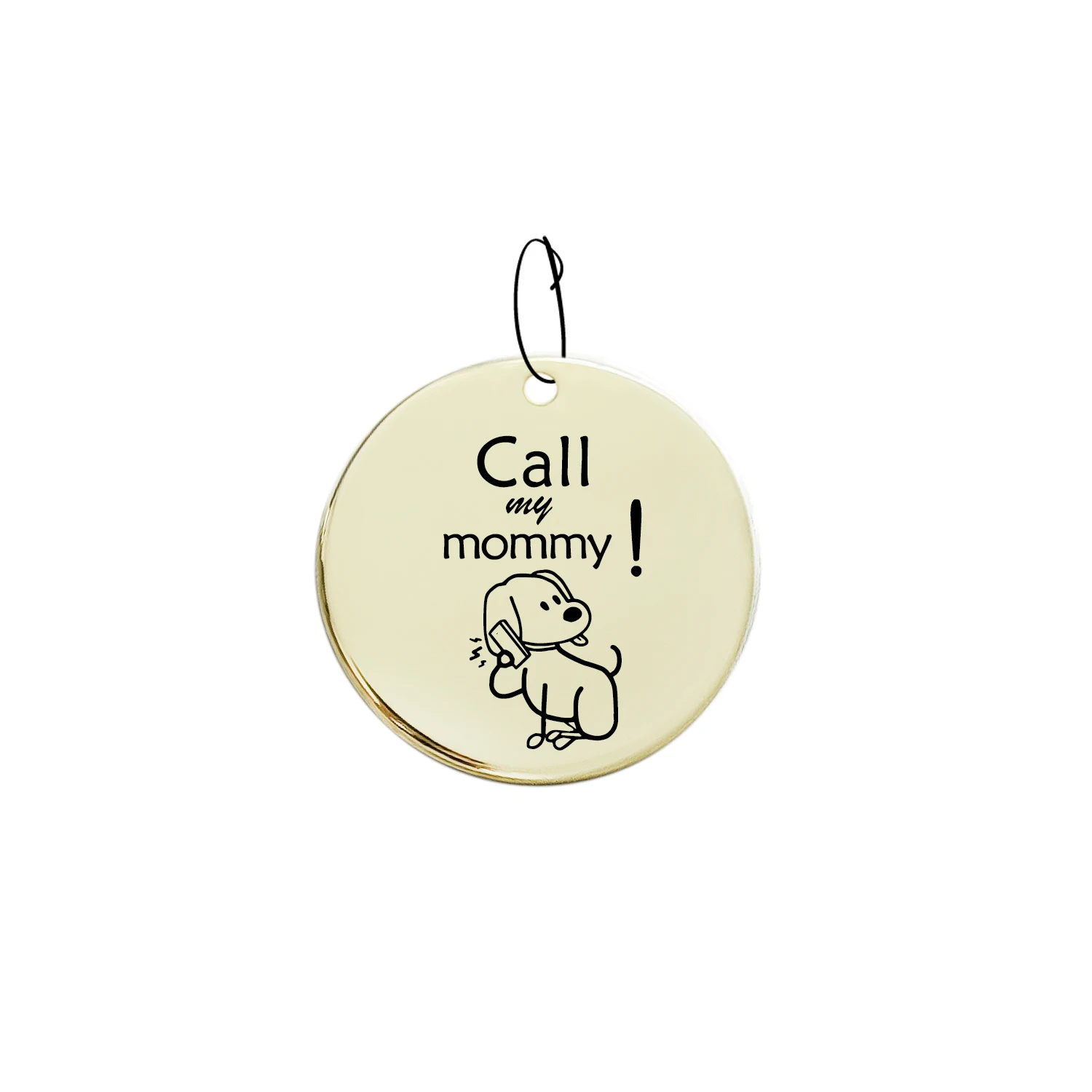 003 Dogs Cats Id Tags Personalized Custom Pet Collar with Name Phone Number Address Engraving Funny Pattern Call My Mom