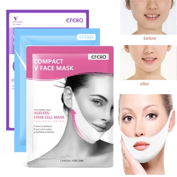 

EFERO V Shape Face Mask V Line Lifting Face Mask Double Chin Reducer Slimming Firming Bandage Mask Skin Care Face Lifting Tools