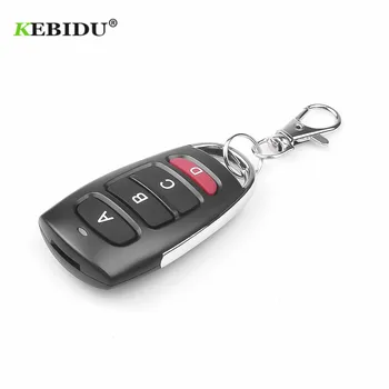 KEBIDU 범용 433 MHZ 무선 복제 스위치, 복제 복제 433 Mhz, 게이트 차고 도어 제어 복제기 포털 원격 제어 키