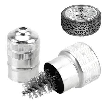 

LEEPEE Car Battery Post Terminal Cleaner Clean Tool Steel Wire Brush Car Wheel Rims Tire Washing Brush Dirt Corrosion Brush