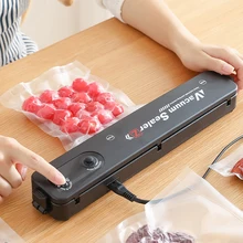 

Kitchen Vacuum Food Sealer 220V/110V Automatic Commercial Household Food Vacuum Sealer Packaging Machine Include 10Pcs Bags