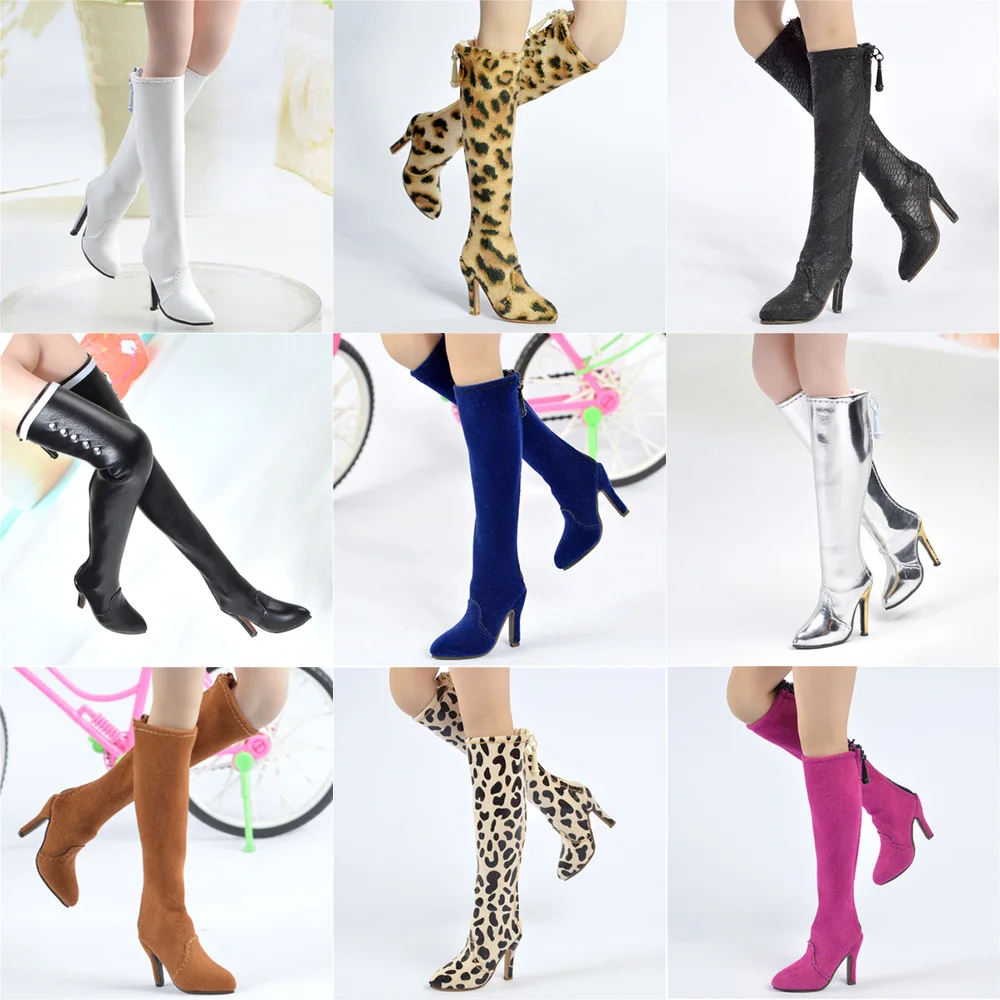 

1/6 Scale Female Figure Accessory Woman Long High Heel Shoes Solid Model for 12'' Replaceable Feet Action Figure Body