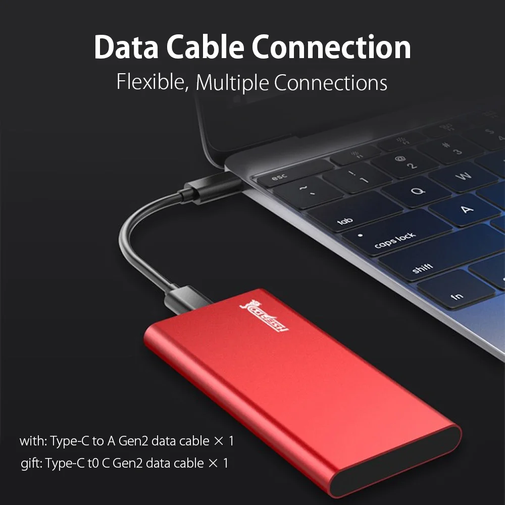 US $33.72 Coolfish M2 SSD M2 Mobile Solid State Drive USB 31 TypeC 128GB 256GB 512GB 1TB External Hard Drive For Laptop Desktop