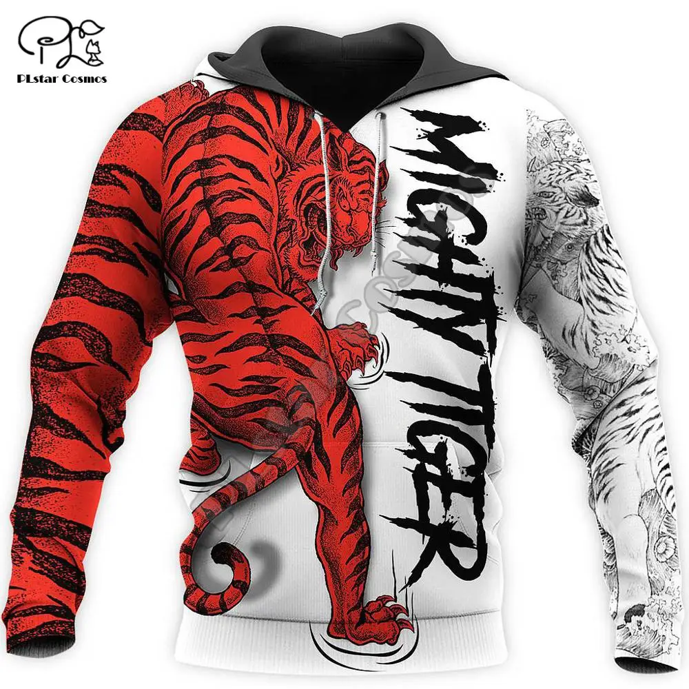 

PLstar Cosmos Animal Tiger Tattoo Camo Wild Beast Tracksuit Pullover Streetwear 3DPrint Men/Women Autumn Casual Funny Hoodies 14