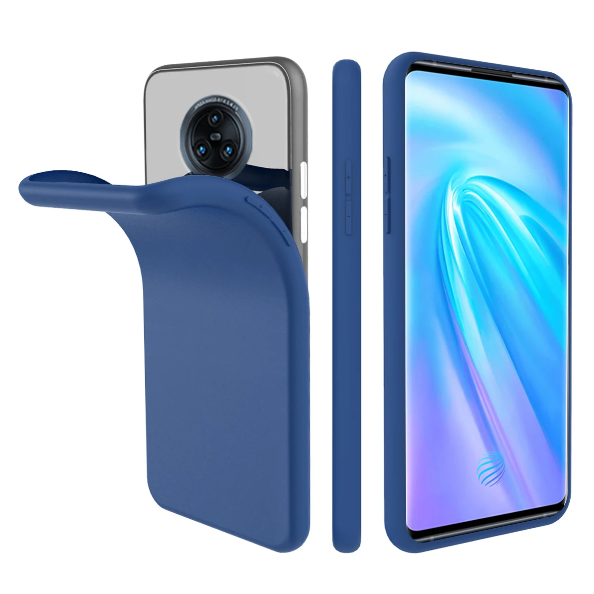 ДЛЯ Vivo NEX 3 задний Чехол тонкий мягкий ТПУ чехол для телефона Встроенный бархатный материал Защита от царапин противоударный чехол
