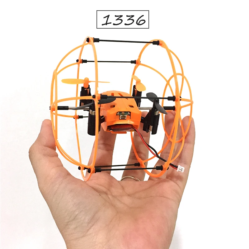 

Helic Max 1336 3D Flip Roller Headless Drone RC Helicopter Toys Mini Drone Ball Sky Walker 2.4GHz 4CH Fly Ball RC Quadcopter