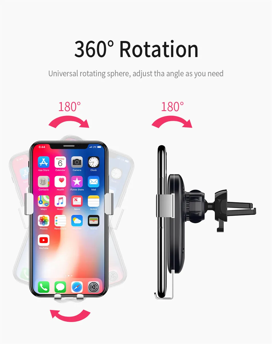 Автомобильный держатель для телефона Essager Gravity для iPhone 11 Pro Xs Max X samsung, держатель для мобильного телефона на вентиляционное отверстие, автомобильный держатель для телефона