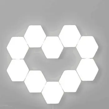 

Creative Background Wall Decoration Lamp Living Room Bedroom Atmosphere Lamp 3 Lamps Quantum Lamp Honeycomb Lamp