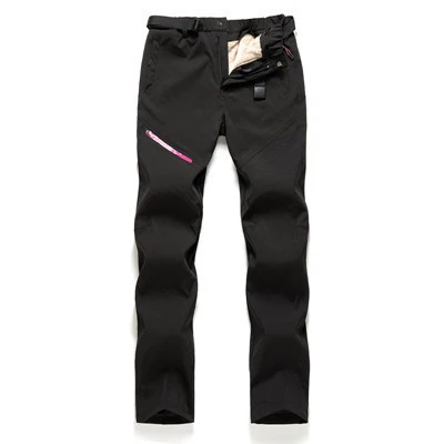 for Men (Black) Походные уличные штаны водонепроницаемые ветрозащитные дышащие быстросохнущие брюки для женщин и мужчин Кемпинг Рыбалка Альпинизм эластичный осень зима - Цвет: for Men (Black)