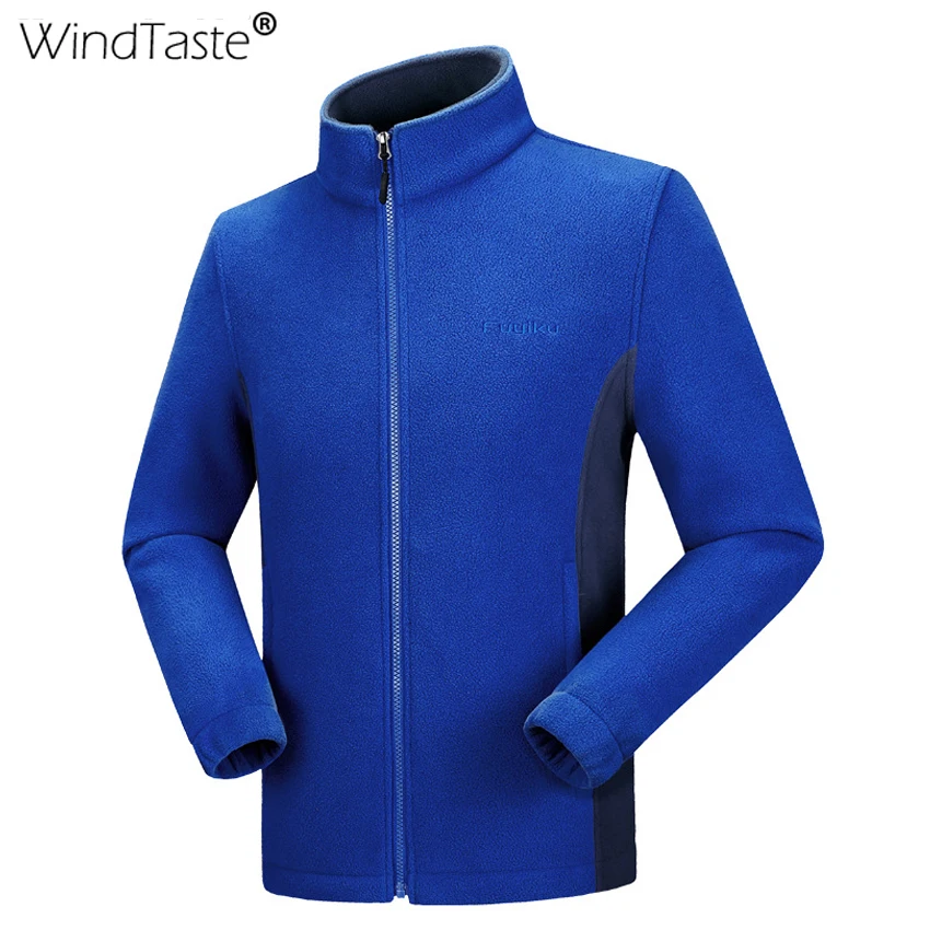 WindTaste Мужская зимняя флисовая походная куртка, большие размеры, 9XL, подкладка, уличная спортивная ветровка, треккинг, кемпинг, термо куртка, KA152