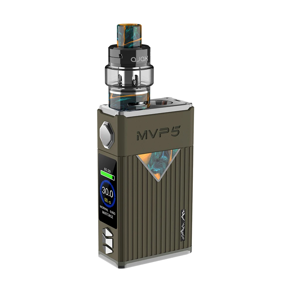 Комплект Innokin MVP5 Ajax 120 Вт TC с 5200 мАч встроенным аккумулятором 2 мл/5 мл Герметичный Бак Ajax Max 120 Вт электронная сигарета Vape Kit vs Gen - Цвет: Forest