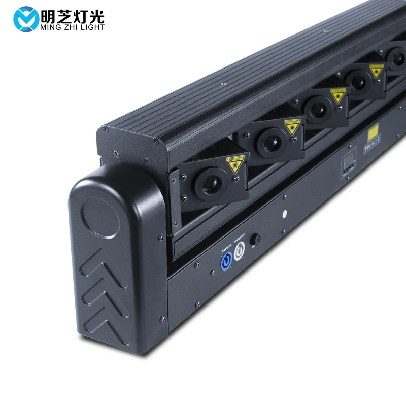 Mingzhi 6*1000 МВт RGB полноцветная движущаяся головка 6 глаз лазерный луч бар светильник один лазер DMX лазерный бар светильник для сцены DJ Дискотека