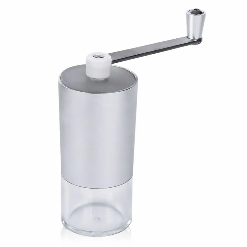 

Portable Manual Coffee Bean Grinder Mill Brush and Spoon Kitchen Grinding Tool
