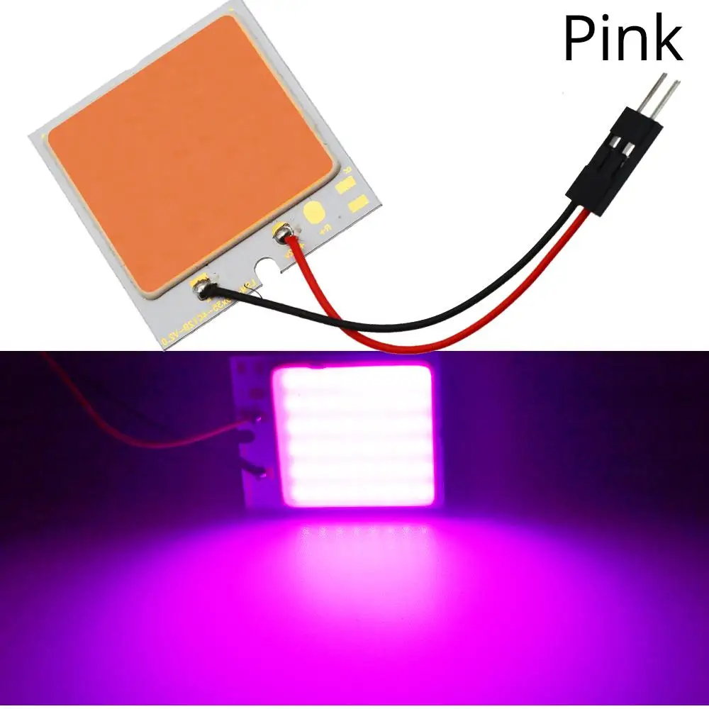 T10 W5W Auto Interior Reading 24SMD 36SMD 48SMD cob Dome Festoon Brake License Panel Door Led Trunk Lamp Clearance Car Light 12v